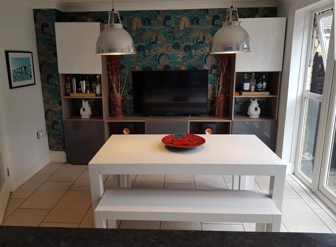 Colour matched coffee table